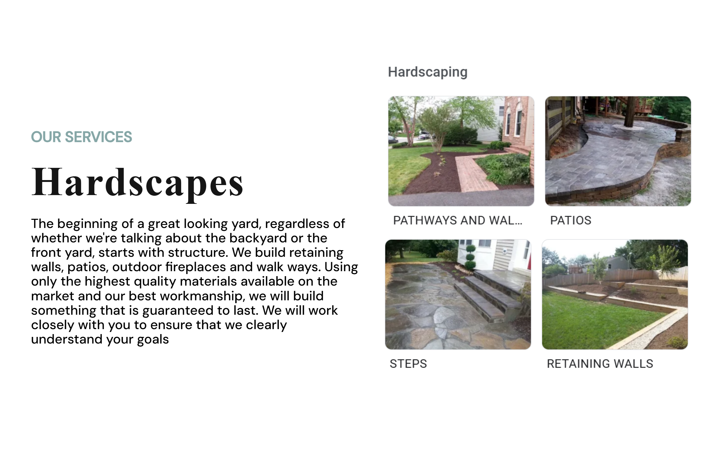 hardscaping